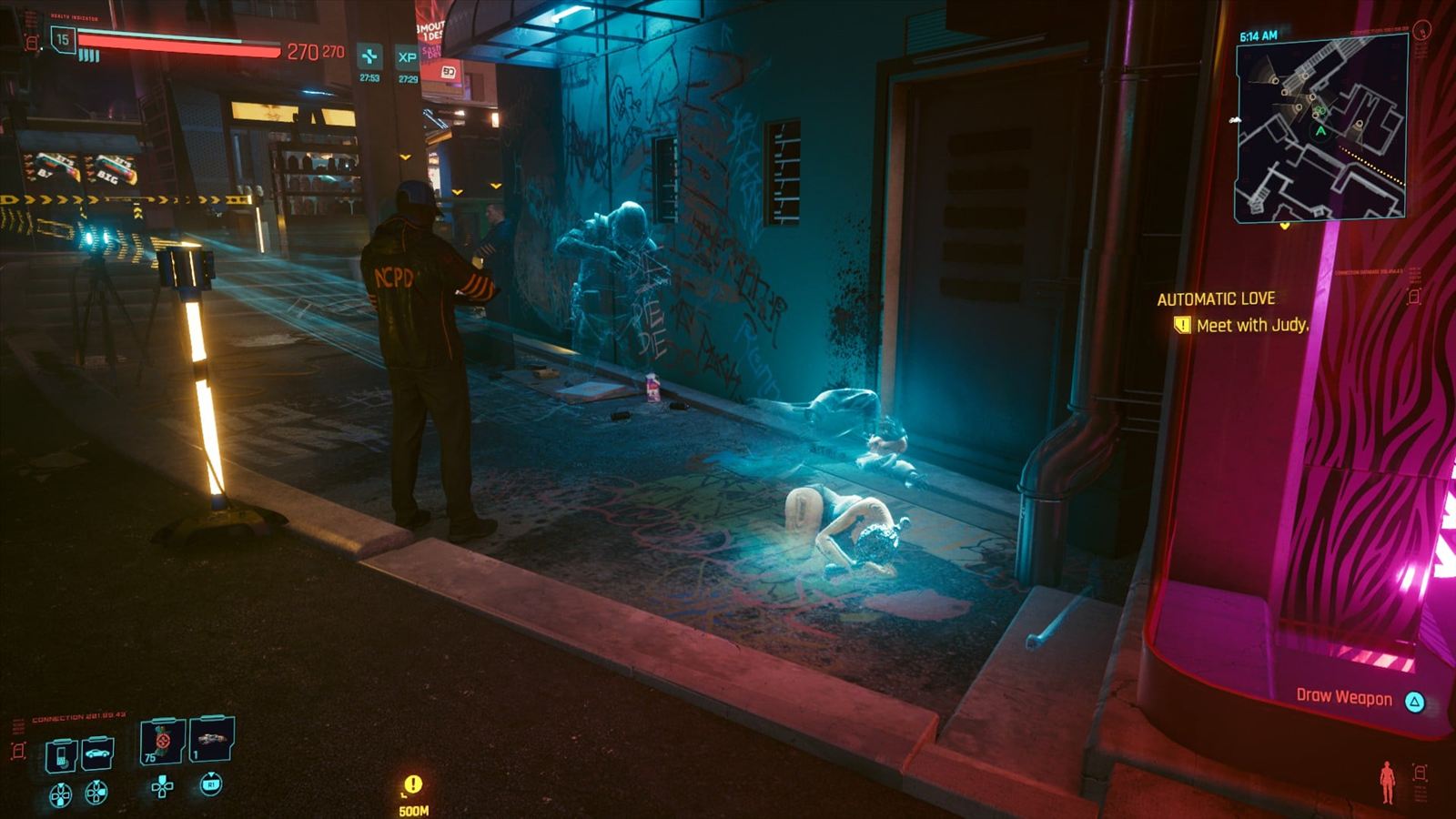 Quelle 5 Cyberpunk Crime Szene